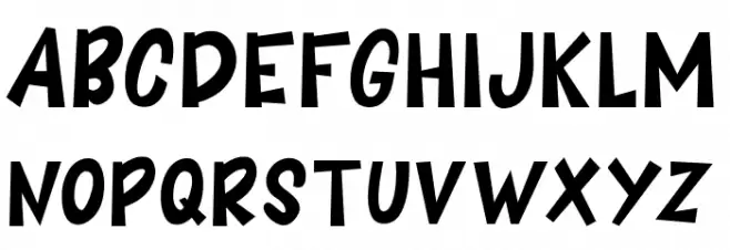 BOOMING Шрифта ВЕРХНИЙ