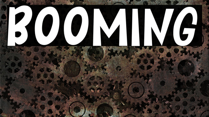BOOMING फ़ॉन्ट examples