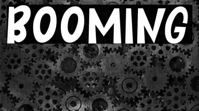 BOOMING फ़ॉन्ट examples