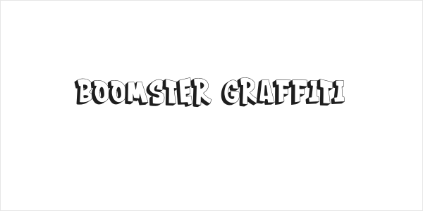 BOOMSTER Graffiti Logo