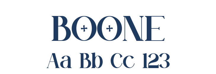 BOONE Font Preview