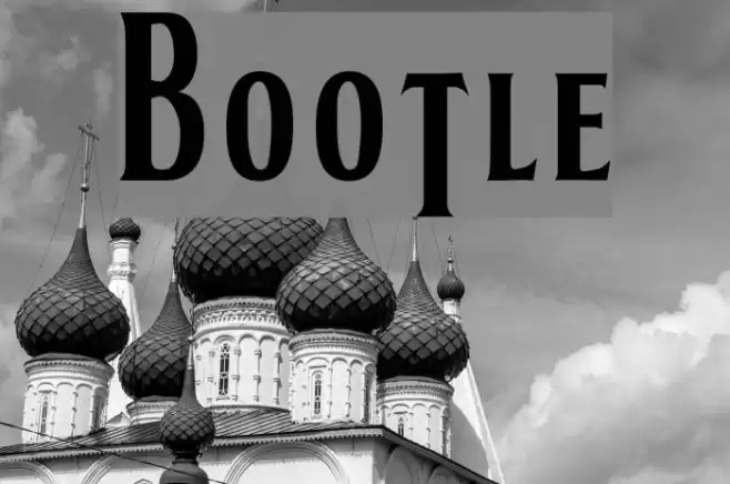 BOOTLE Font examples