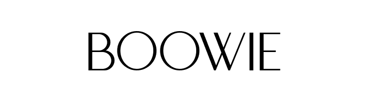 BOOWIE Font
