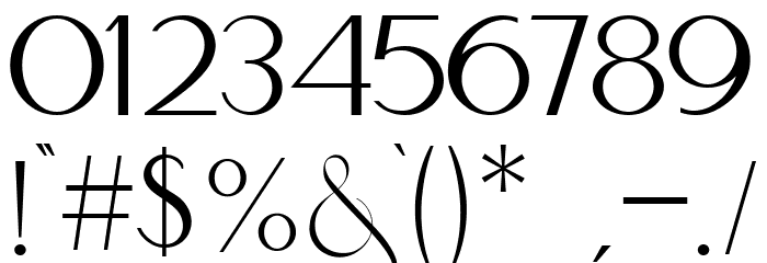BOOWIE Font OTHER CHARS