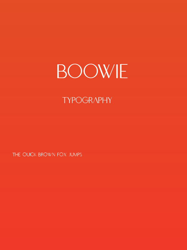 BOOWIE Poster