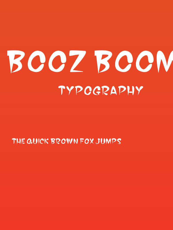 BOOZ BOOM Poster