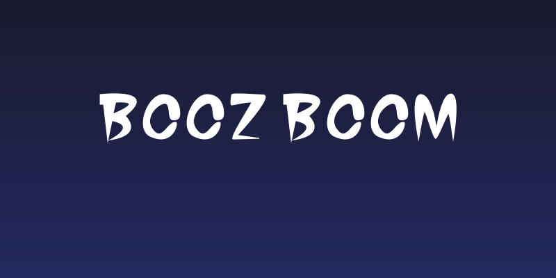 BOOZ BOOM Social Header