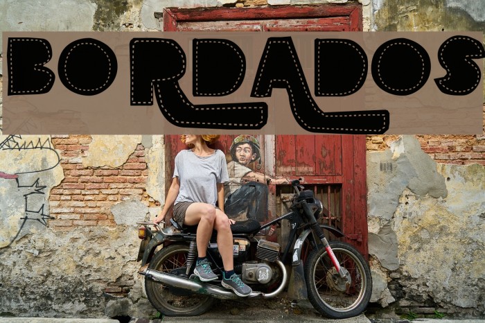 BORDADOS Font examples