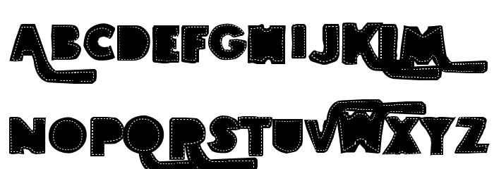 BORDADOS Font LOWERCASE