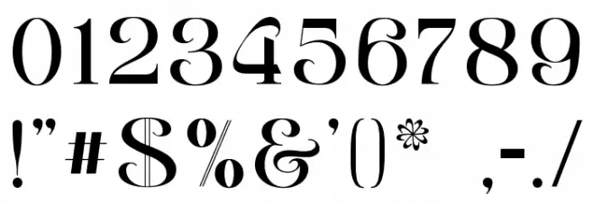 BORIAS फ़ॉन्ट अन्य घर का काम