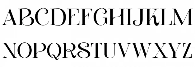 BORIAS फ़ॉन्ट अपरकेस