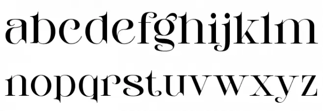 BORIAS फ़ॉन्ट लोअरकेस