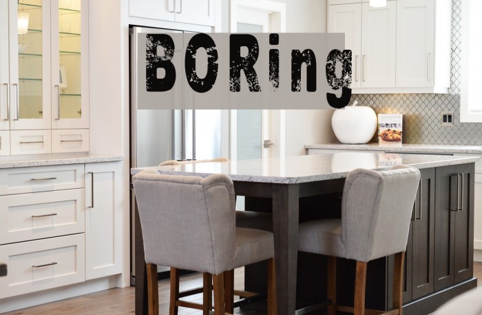 BORing Font examples