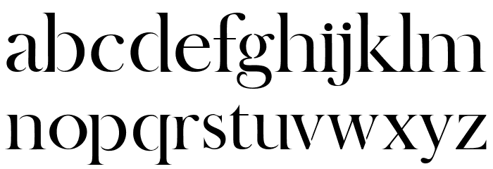 BOSQUE Font LOWERCASE