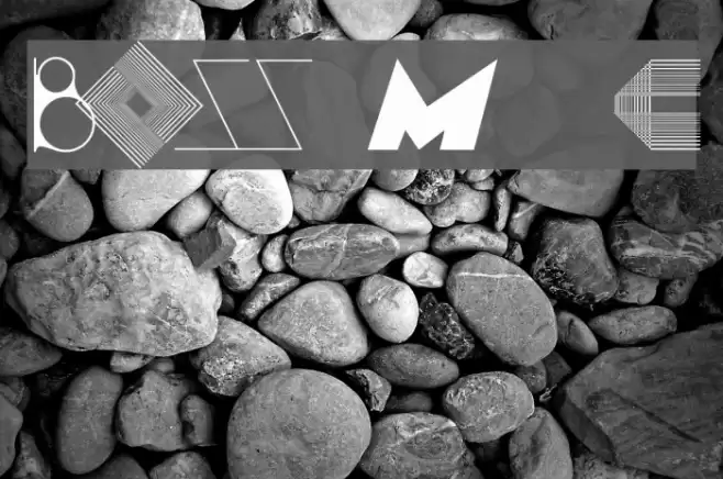 BOSS M  C Font examples