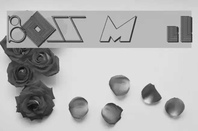 BOSS M D Font examples