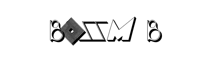 BOSSM-B  Frei Schriftart Herunterladen