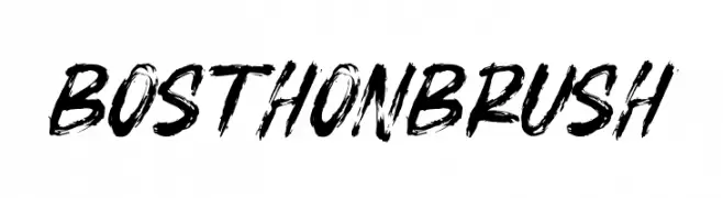BOSTHON BRUSH  تنزيل الخطوط