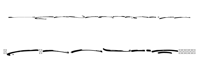 BOSTHON Swash Font LOWERCASE
