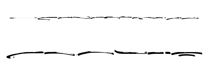 BOSTHON Swash Font LOWERCASE