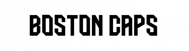 BOSTON CAPS  Fuentes Gratis Descargar