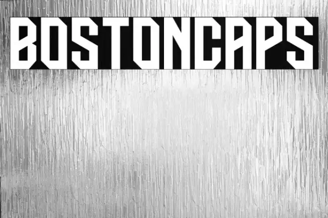 BOSTONCAPS Example 1