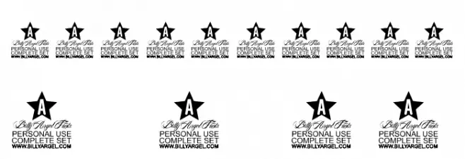 BOTANIC PERSONAL USE Bold Caratteri ALTRI CARATTERI