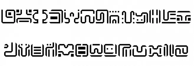 BOTW Hylian Regular Schriftart Groß