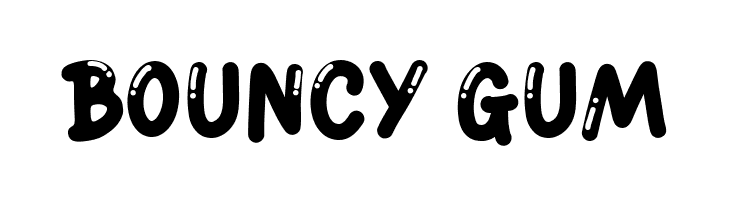 BOUNCY GUM  font caratteri gratis
