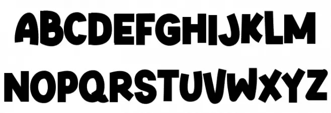 BOUNDY Font LOWERCASE