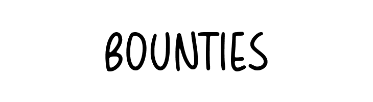BOUNTIES  Free Fonts Download