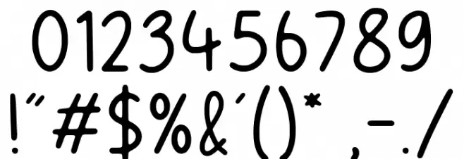 BOUNTIES Font OTHER CHARS