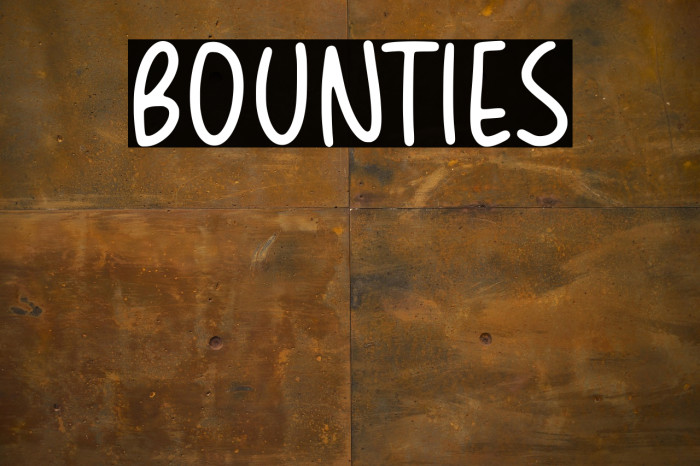 BOUNTIES Example 1