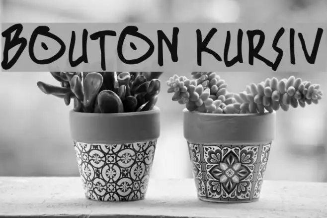 BOUTON Kursiv Example 2