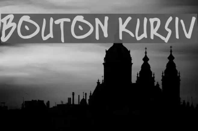 BOUTON Kursiv Example 3