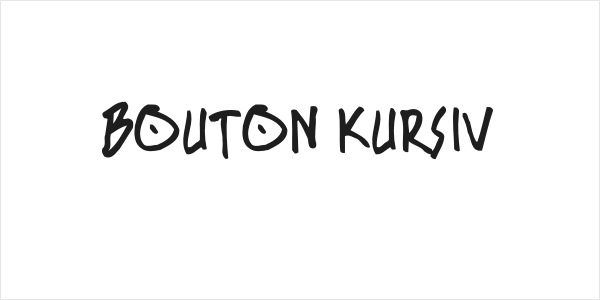 BOUTON Kursiv Logo