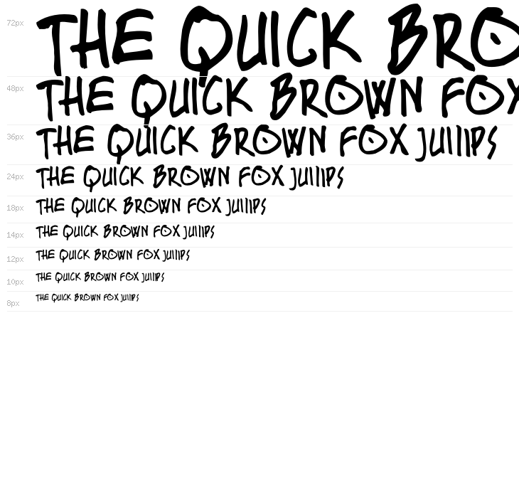 BOUTON Kursiv Waterfall