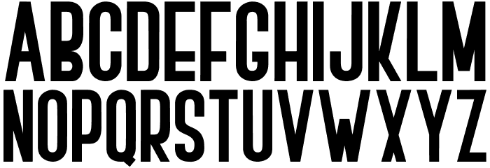 BOVEN 1 Font LOWERCASE