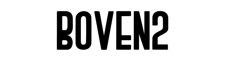 BOVEN 2  Frei Schriftart Herunterladen