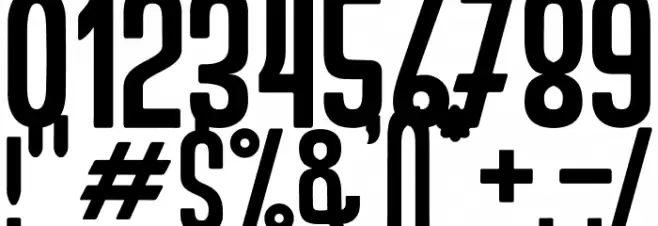 BOVEN 2 Font OTHER CHARS