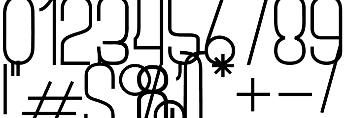 BOVEN 3 Font OTHER CHARS