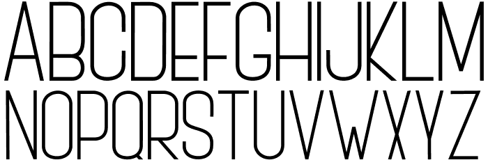 BOVEN 3 Font LOWERCASE