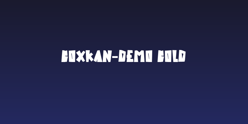 BOXKAN-demo Bold Social Header
