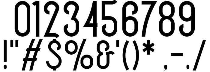BOYSANDDEMO Font OTHER CHARS