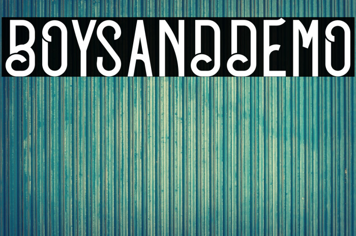 BOYSANDDEMO Example 1