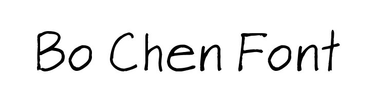 Bo Chen Font Font