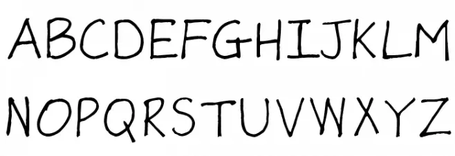 Bo Chen Font Schriftart Groß