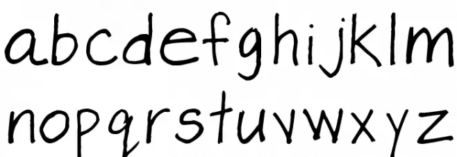 Bo Chen Font फ़ॉन्ट लोअरकेस