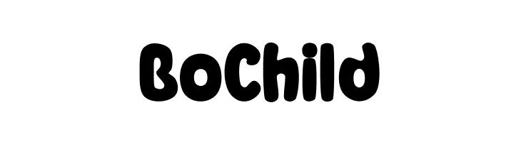 Bo Child  フリーフォントのダウンロード