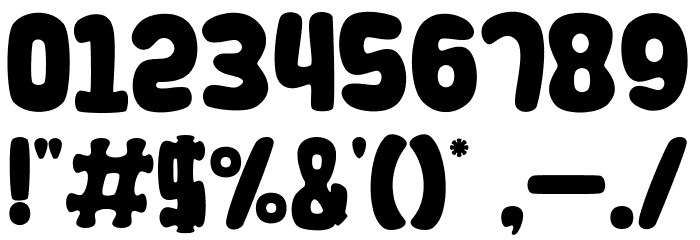 Bo Child Font OTHER CHARS